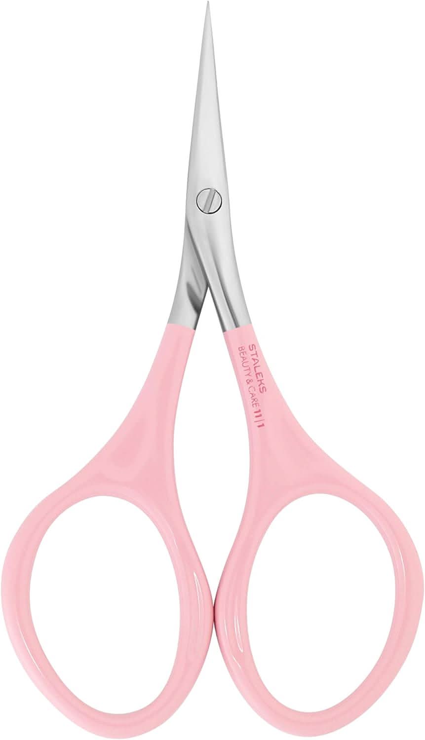 Staleks Beauty & Care 11 Type 1 Pink Cuticle Scissors Blade Width 20 mm SBC-11/1