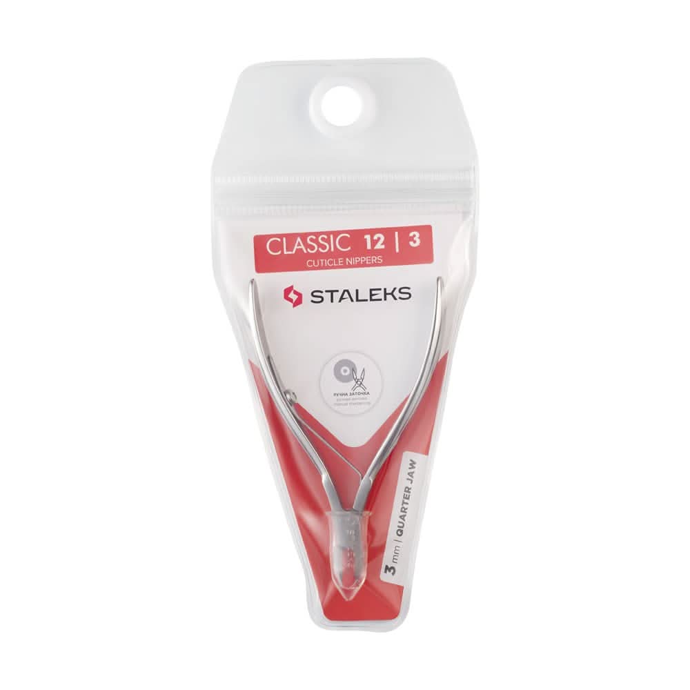 Staleks Classic 12 Cuticle Nippers 1/4 Jaw 3 mm NC-12-3