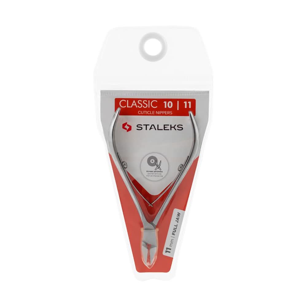STALEKS CLASSIC 10 CUTICLE NIPPERS - FULL JAW 0.31 INCH 11 MM NC-10-11