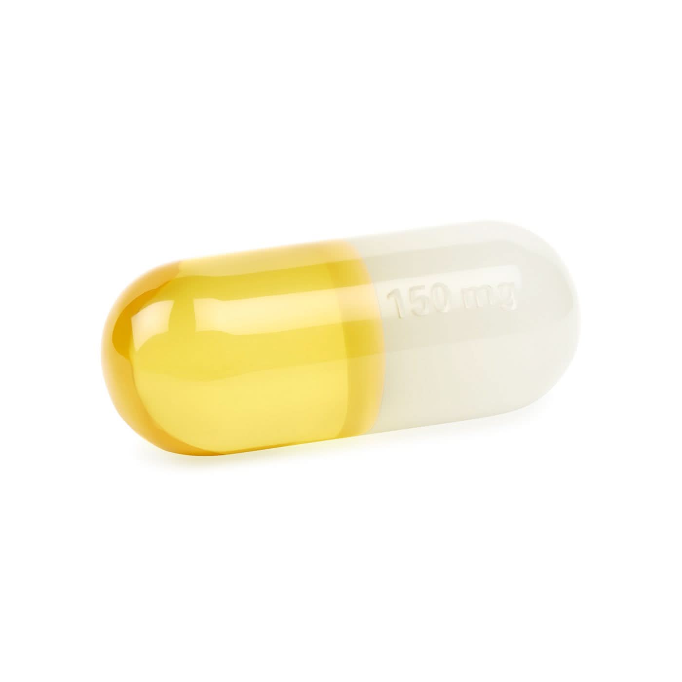 Jonathan Adler Small Yellow Acrylic Pill