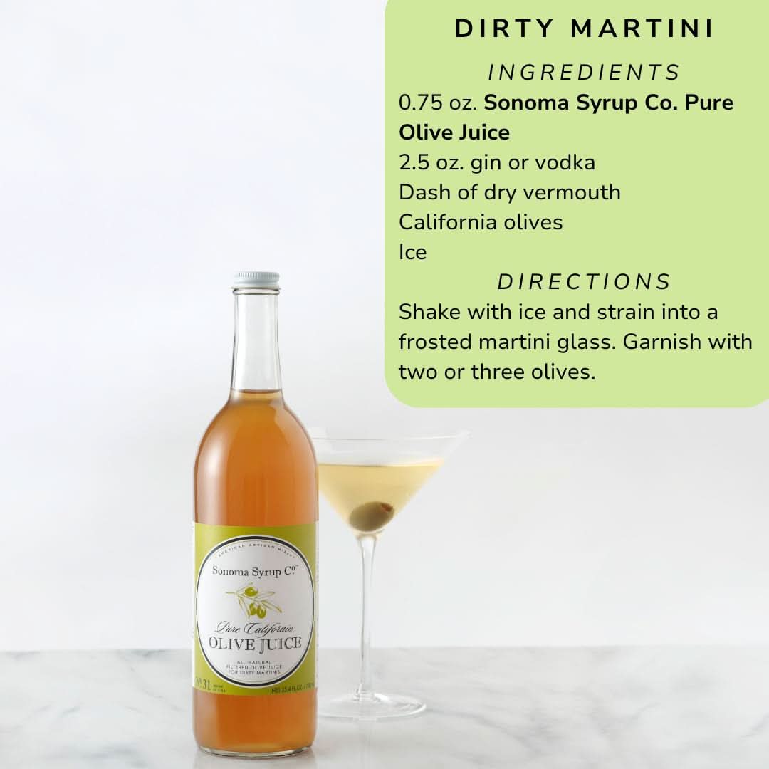 Sonoma Syrup No. 31 Pure California Olive Juice 25.4 oz