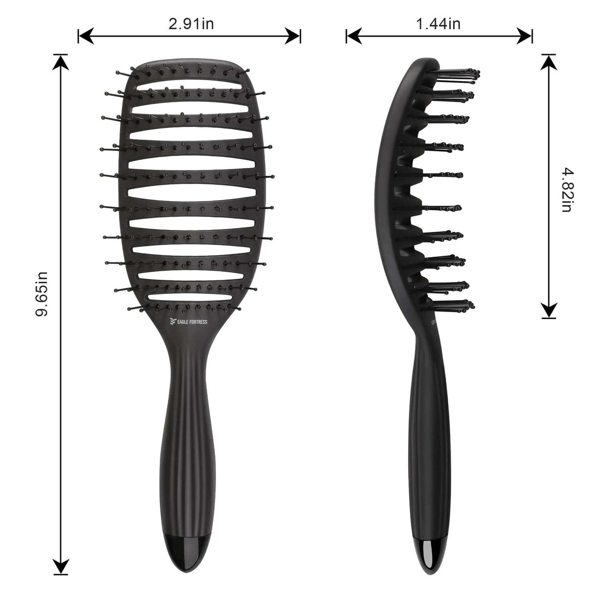 Eagle Fortress Anti-Static Curved Vented Hair Brush