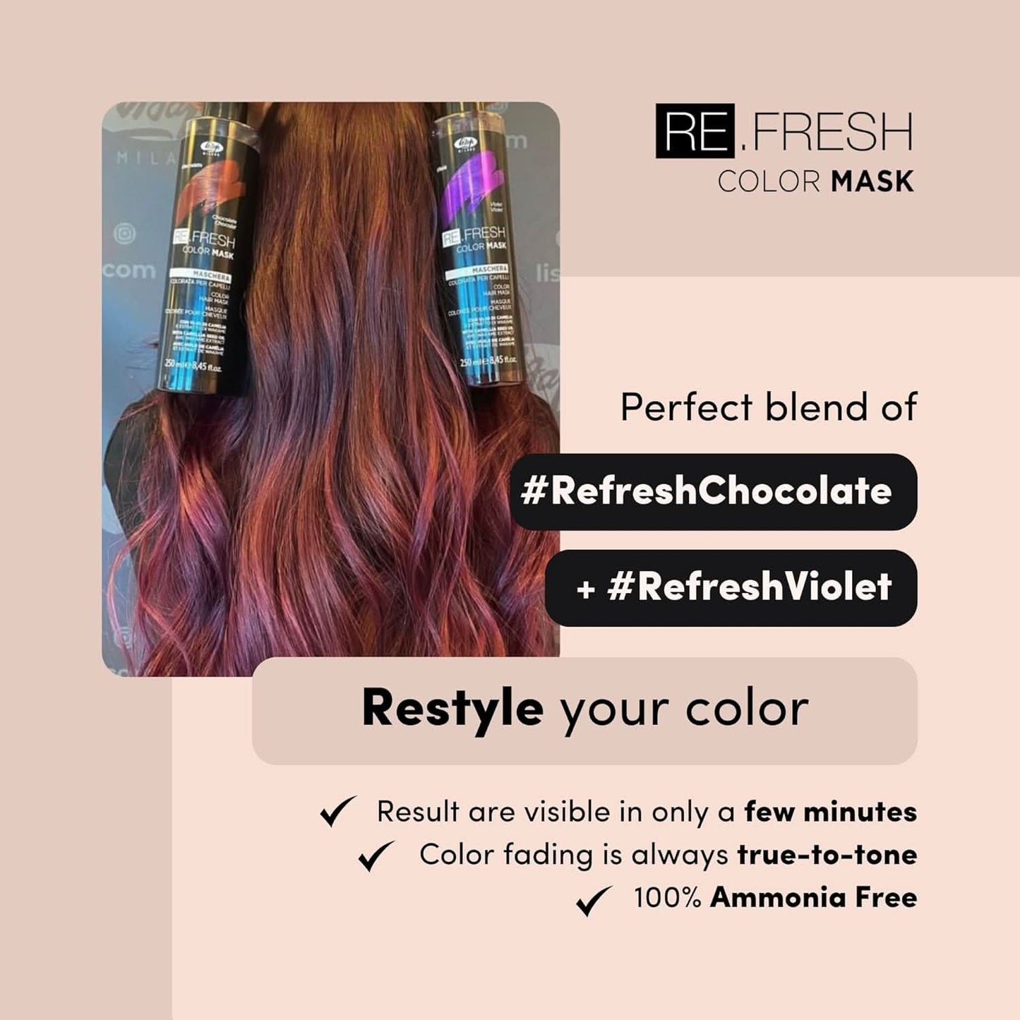 LISAP Refresh Color Mask 8.45 fl oz