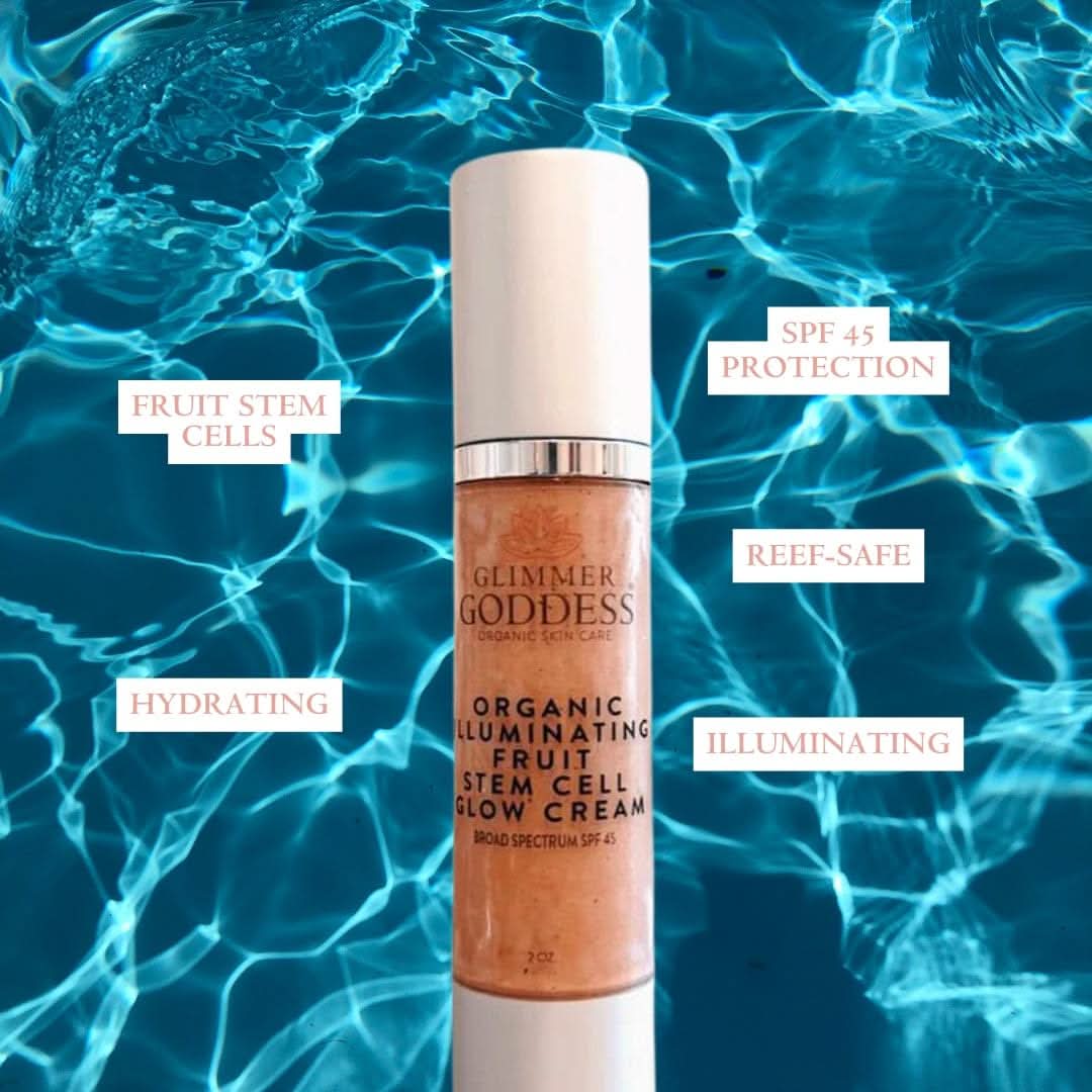 Glimmer Goddess Organic Illuminating Fruit Stem Cell Glow CC Cream SPF 45