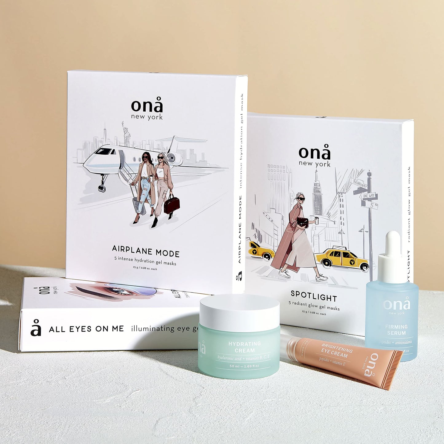 ONA NEW YORK Spotlight - 5 Radiant Glow Gel Masks