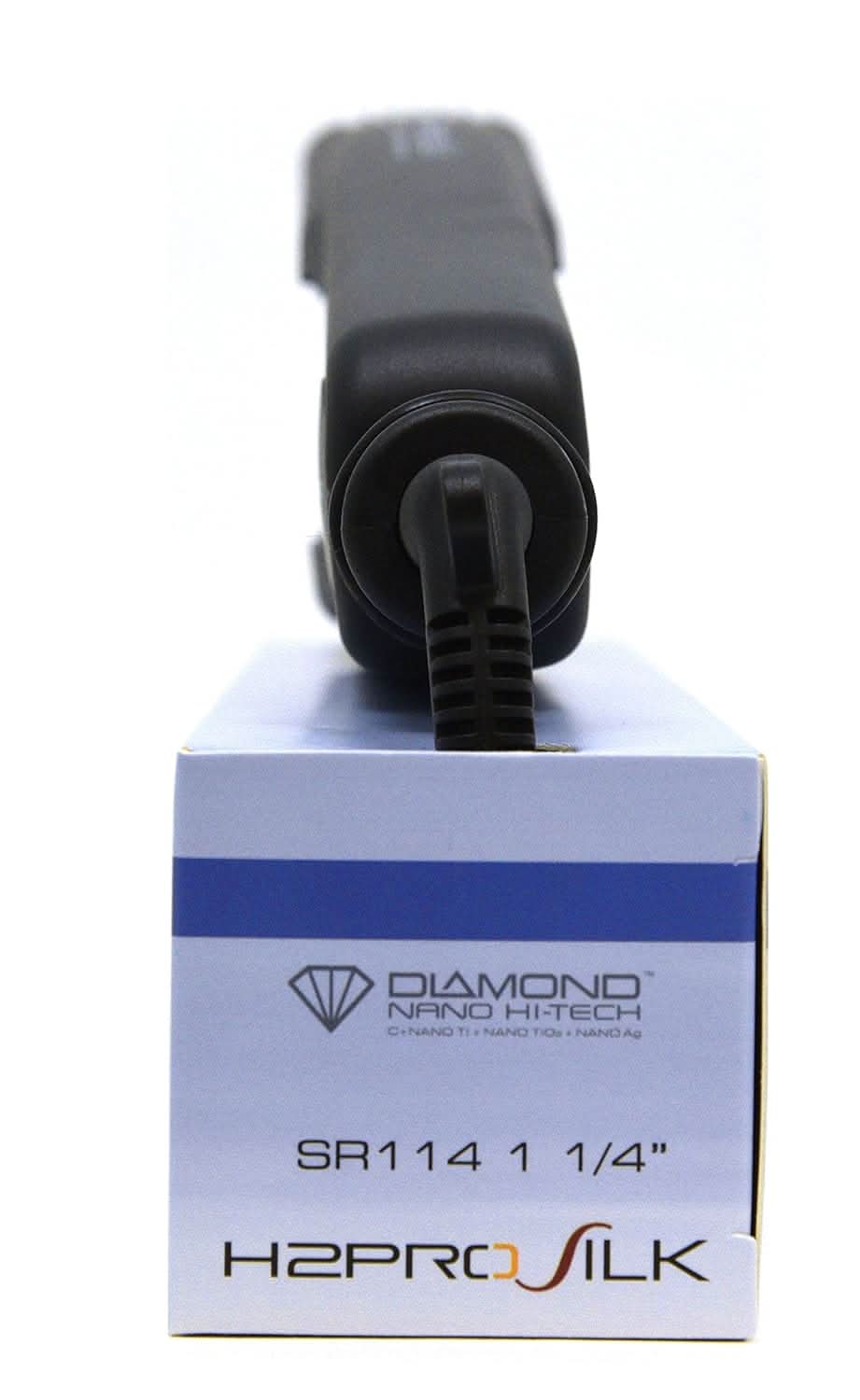 H2PRO CLASSIC SILK TITANIUM CERAMIC TOURMALINE IRON STRAIGHTENER - 1 1/4" (SR114)