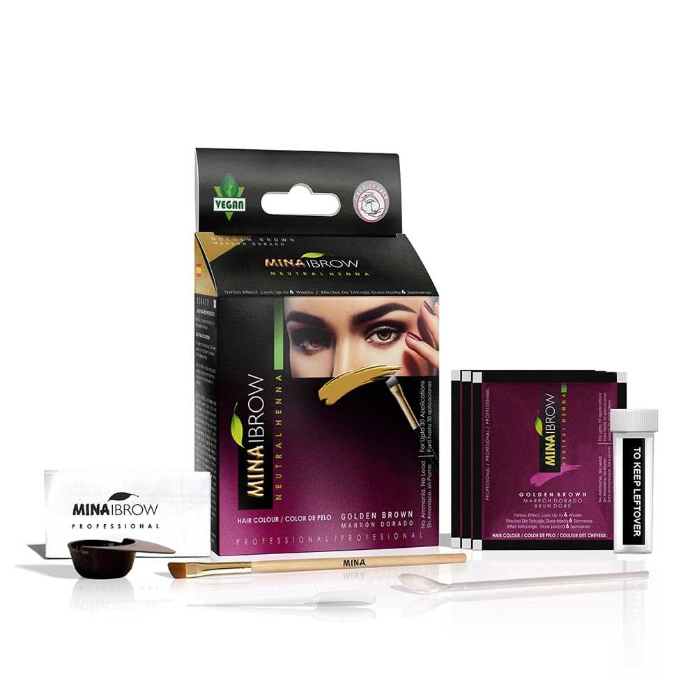 Mina Ibrow Henna Regular Brow Tint Kit