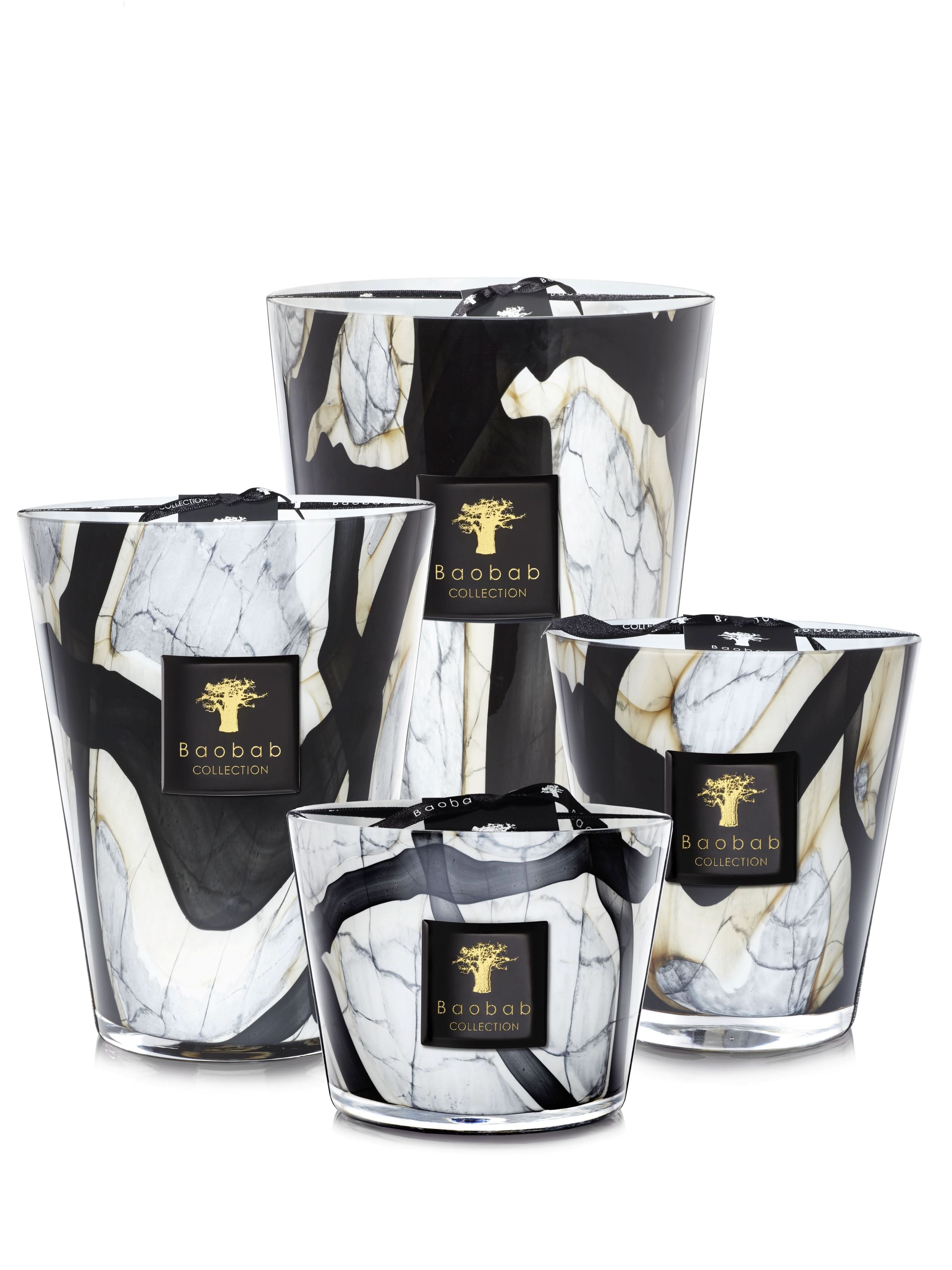 Baobab Collection Stones Marble Max 35 Candle | The Beauty Box