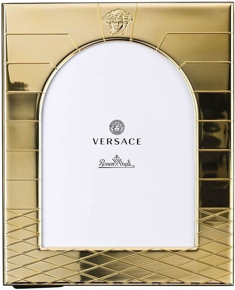 Rosenthal Versace Gold Picture Frame 7 x 9.5 Inch