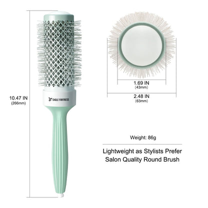 Eagle Fortress Professional Round Hair Brush 1.69 in