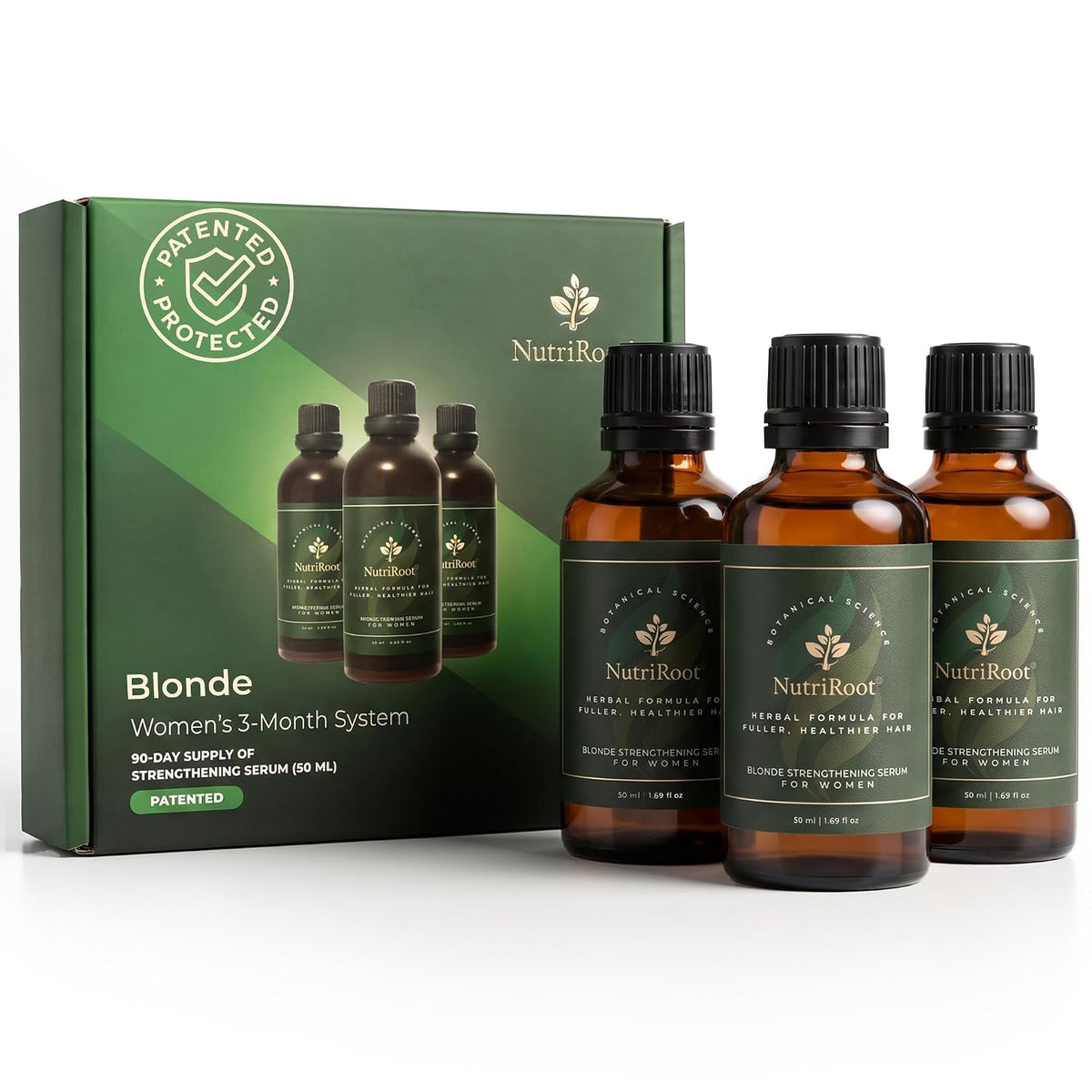 Women’s Blond Hair Regrowth Growth System for 90 Days