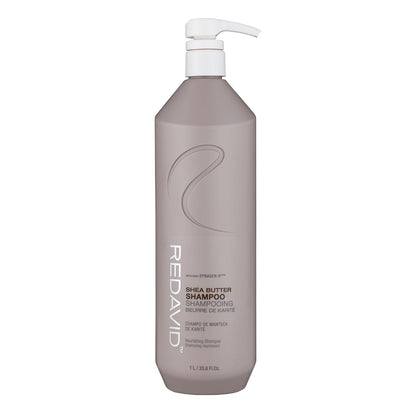 Redavid Shea Butter Nourishing Shampoo for Normal to Dry, Damaged hair - with Shea Butter, Silk Amino Acids, Clinically Strengthens, Adds Moisture & Enhanced Shine - Color Safe Formula (1L)