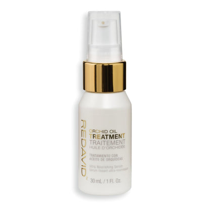 REDAVID Orchid Oil Ultra Nourishing Treatment - Luxury Hair Oil made from Cymbidium Orchids for Damaged, Curly Hair - Clinically Strengthens, Adds Protein & Hydrates Hair (1 Fl Oz Travel Size)