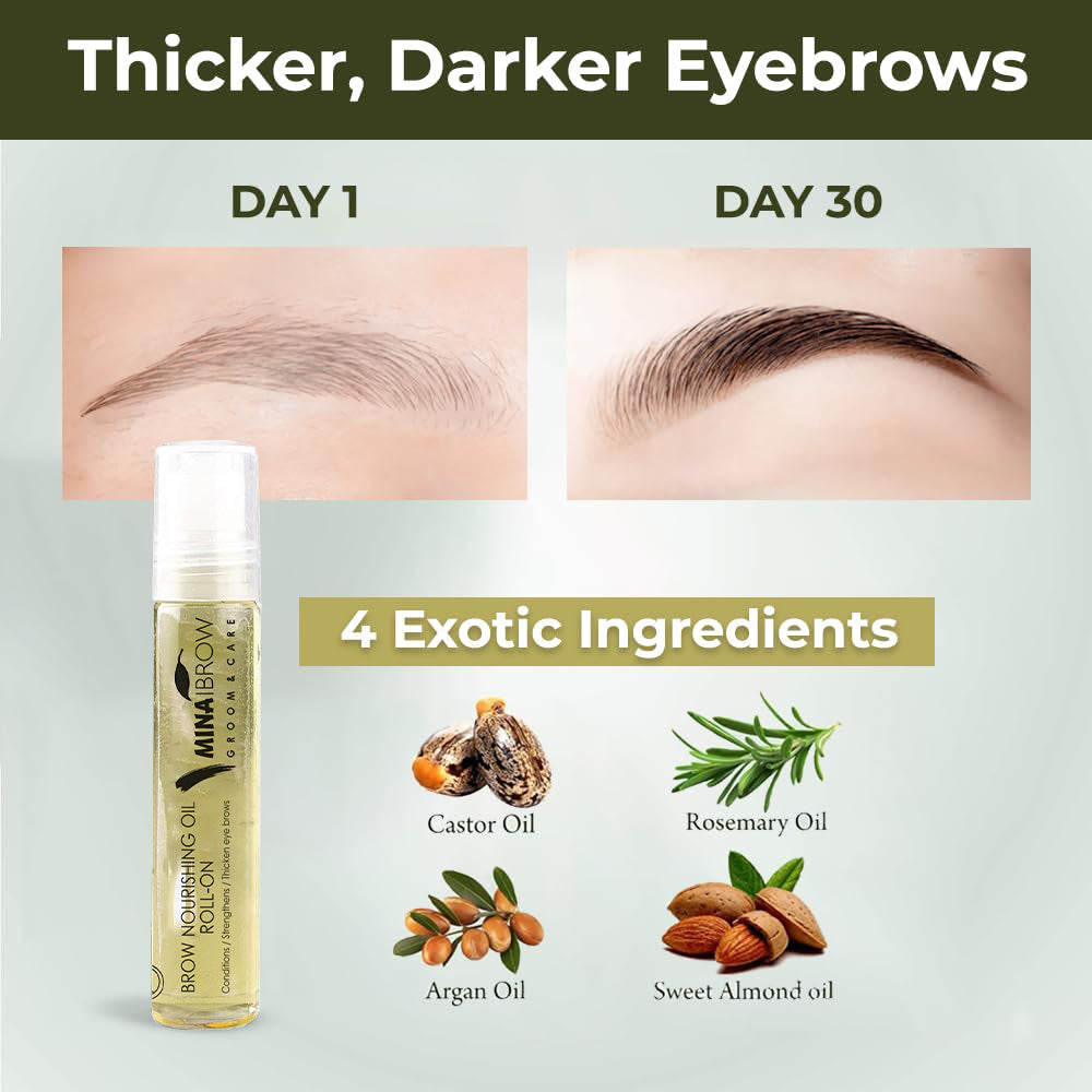 MINAIBROW BROW NOURISHING OIL ROLL ON 10ML