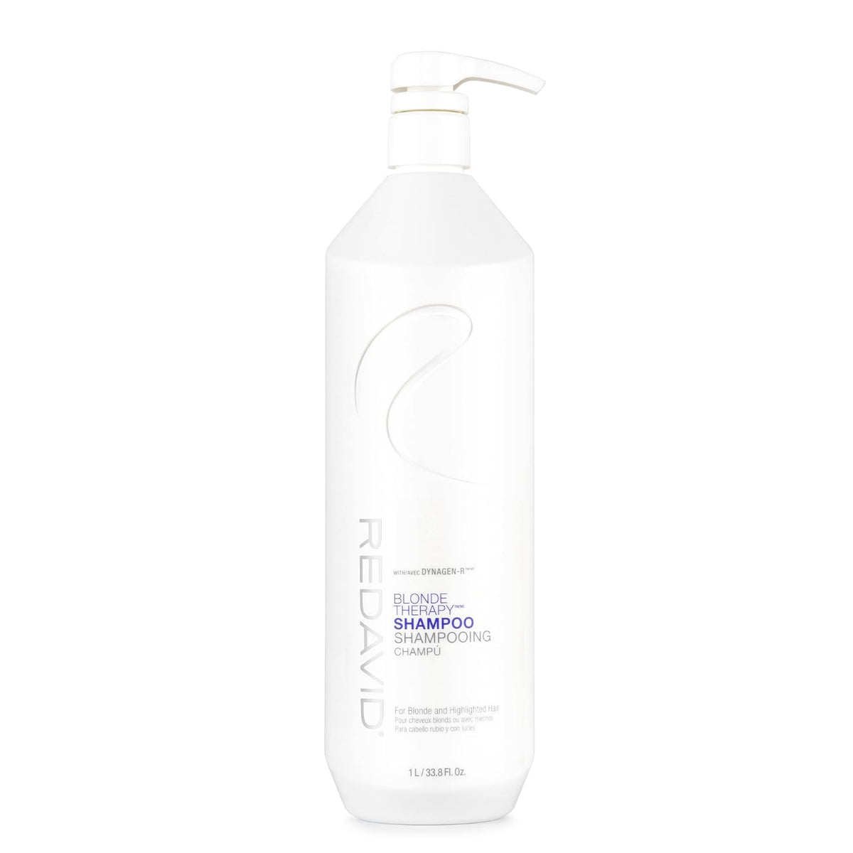 Redavid Blonde Therapy Daily Shampoo for Blonde and Highlighted Hair with Cymbidium Orchid and Hemp Seed Oil - Daily Toning, Clinical Repair, and Amplified Shine (1L)