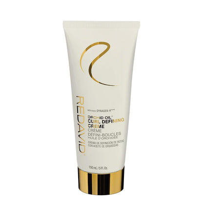 REDAVID Orchid Oil Curl Defining Creme with Coconut Oil and Meadowfoam Flower for Curly Hair - Ultra Nourishing Texture Enhancer - Clinically Strengthens, Adds Protein & Hydrates Hair.