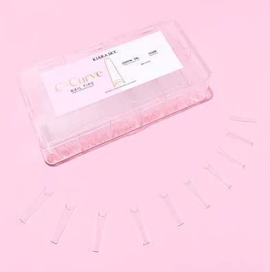 Kiara Sky C Curve XXL Nail Tip Case (500 Tips in 10 Sizes)