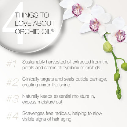 REDAVID Orchid Oil Dual Therapy Ultra Nourishing Repair - Luxury Hair Treatment made from Cymbidium Orchids for Damaged, Curly Hair - Clinically Strengthens, Adds Protein & Hydrates Hair