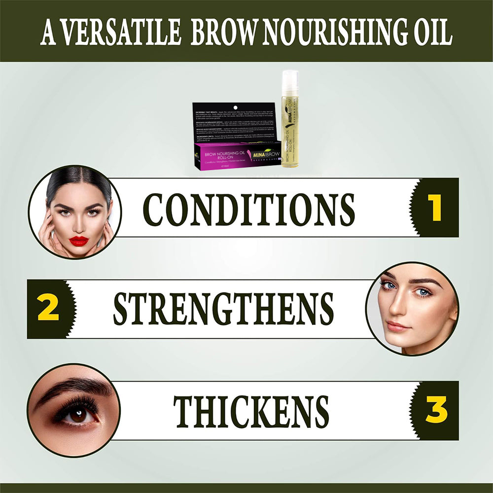 MINAIBROW BROW NOURISHING OIL ROLL ON 10ML