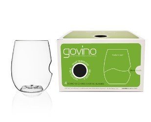 Govino Go Anywhere Classic Series Stemless Wine/Cocktail Glasses Flexible Shatterproof Recyclable