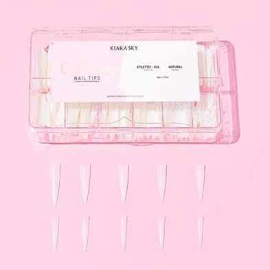 Kiara Sky C Curve XXL Nail Tip Case (500 Tips in 10 Sizes)