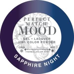 LECHAT Dare To Wear Mood Polish, Sapphire Night, 0.5 Ounce
