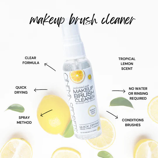 Cinema Secrets Professional Makeup Brush Cleaner, Lemon 2 oz Spray