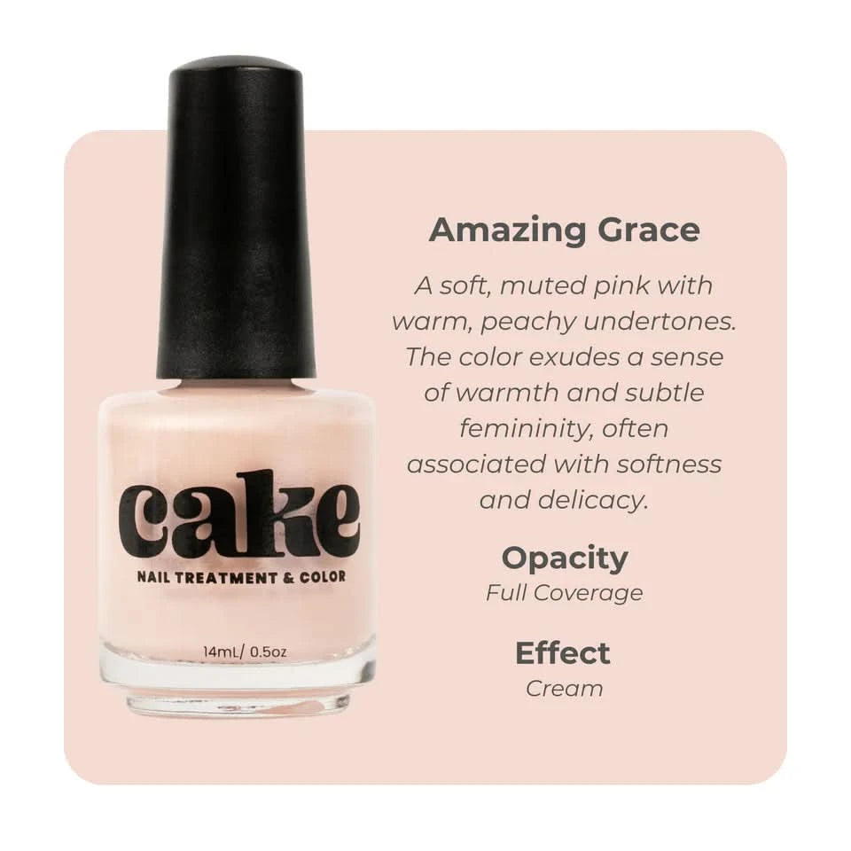 CAKE Nail Strengthening Polish - Amazing Grace