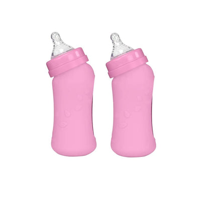 Green Sprouts - Sprout Ware® Baby Bottle 8 oz - Pink Bundle
