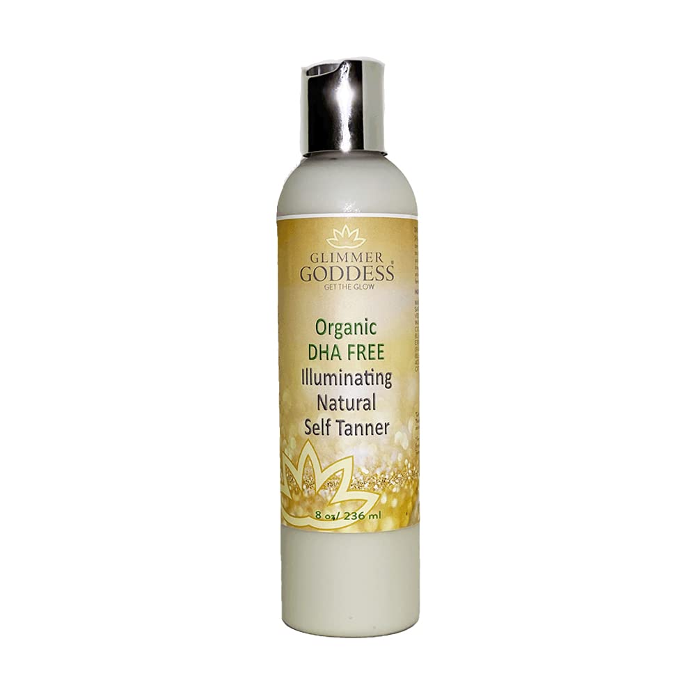 Glimmer Goddess Organic DHA FREE Self Tanner, 8oz