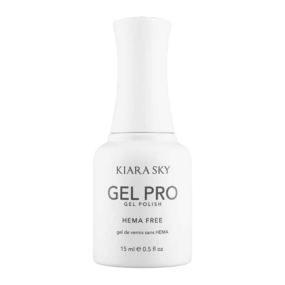 KIARA SKY Pro Hema-Free Gel Nail Polish, True White, 0.5 Fl oz