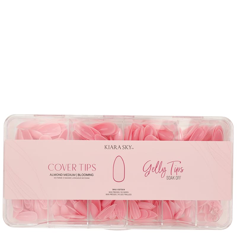 Kiara Sky Professional Nails *NEW* Cover Gelly Tip Case Soft Gel Nail Extensions