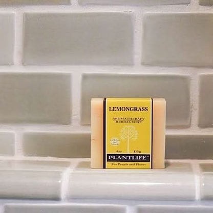 Plantlife Lemongrass Bar Soap - 4oz Bar 6-Pack