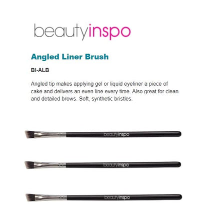 BEAUTYINSPO Angled Liner Brush (Pack of 3)