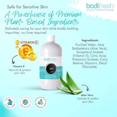 Bodifresh Dispenser Refill Plant-Based w. Aloe & Vitamin E - Unscented 10.14 fl oz