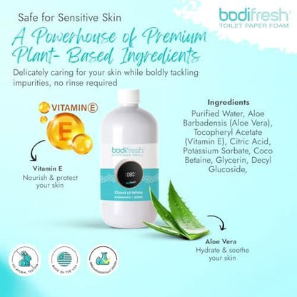 Bodifresh Dispenser Refill Plant-Based w. Aloe & Vitamin E - Unscented 10.14 fl oz