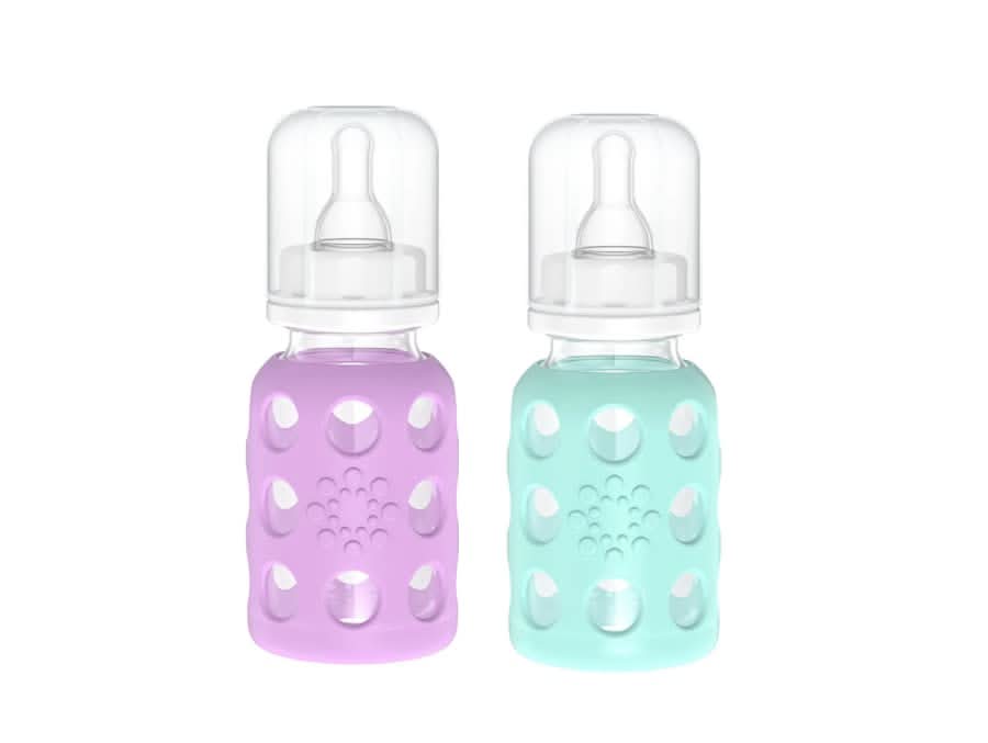 Lifefactory 4oz Glass Baby Bottle Sets