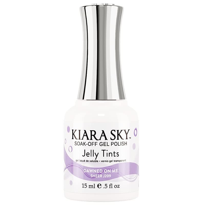 KIARA SKY Soak Off Gel Nail Polish JELLY TINTS, 0.5 fl oz