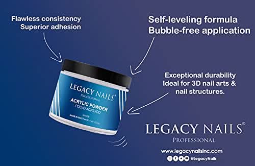 Legacy Nails Acrylic Powder White 4oz