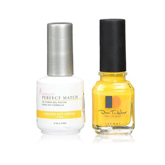 LeChat Perfect Match Led UV Gel Polish Kit - Golden Boyfriend
