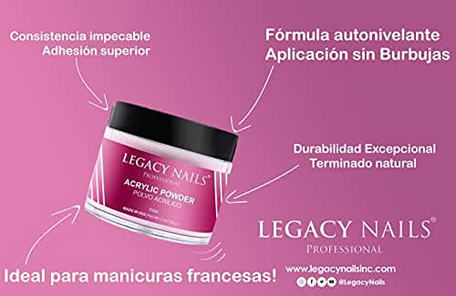 Legacy Nails Professional Pink Acrylic Powder 2 oz