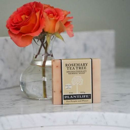 Plantlife Rosemary Tea Tree 4 oz Bar Soap 3-Pack