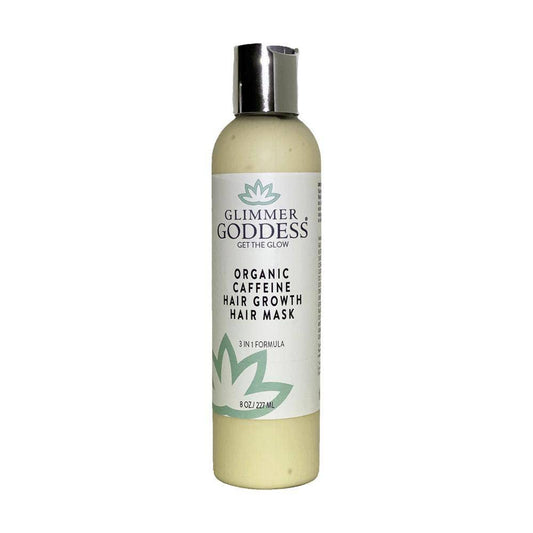 GLIMMER GODDESS Organic Caffeine Hair Growth Mask 8 oz