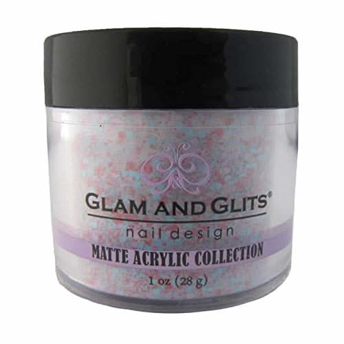 Glam & Glits Dip Powder Matte Acrylic Rainbow Sprinkles 1 oz