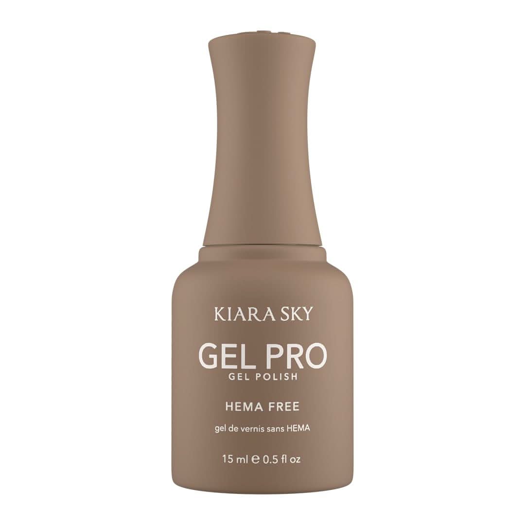 KIARA SKY Pro Hema-Free Gel Nail Polish, Almond Milk Macchiato, 0.5 Fl oz