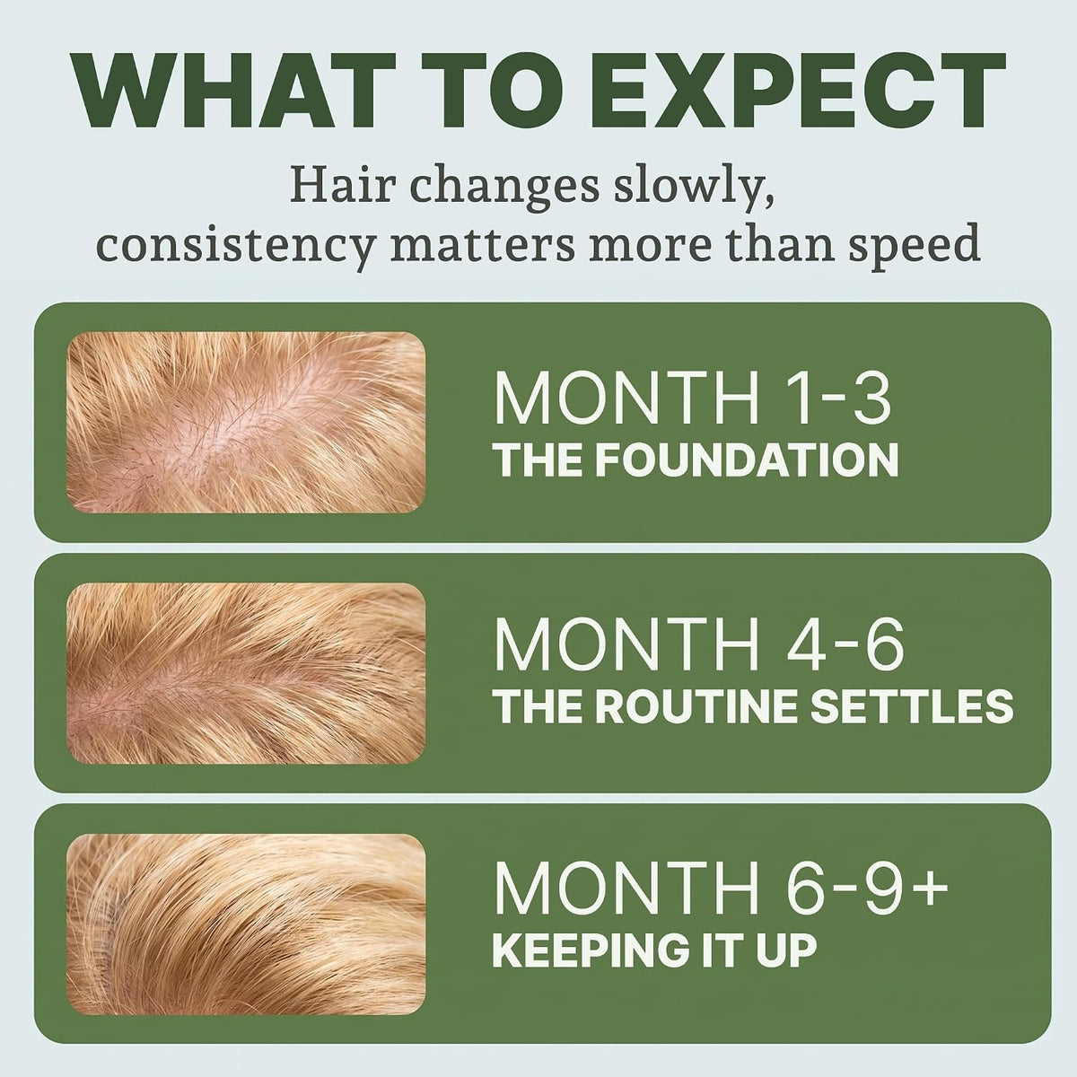 Women’s Blond Hair Regrowth Serum