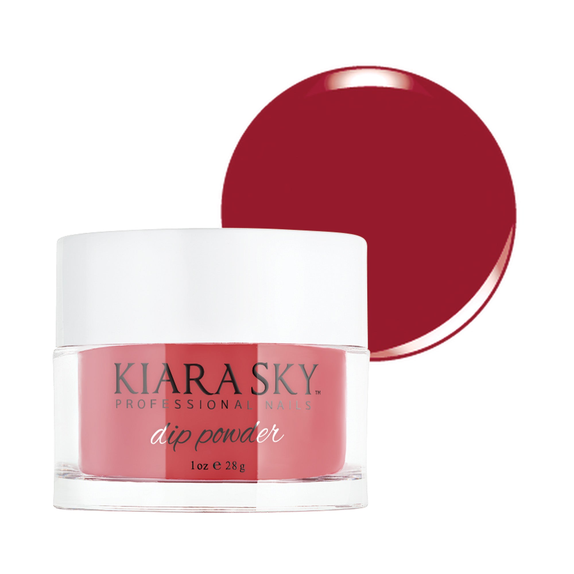 Kiara Sky Long Lasting Nail Dip Powder Red Tones 1 oz