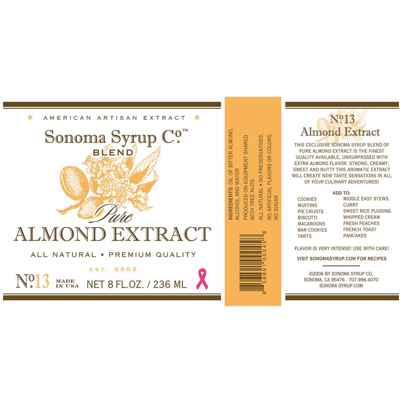 Sonoma Syrup Co Extract 8 oz