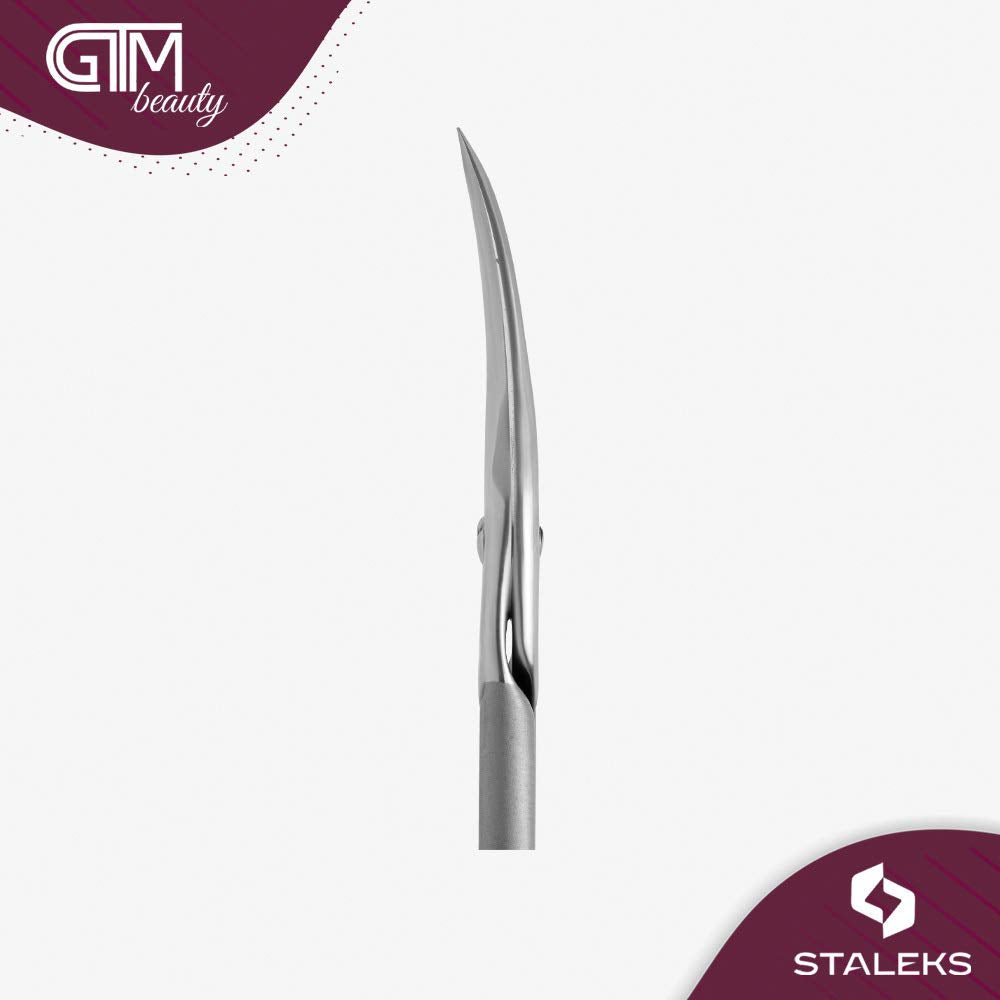 Professional Cuticle Scissors (Blade Length 21 mm) STALEKS Pro Smart SS-22/1