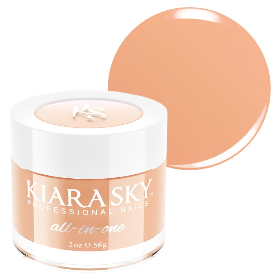 Kiara Sky All-In-One Acrylic Nail Powder 2 oz, Peach Bum